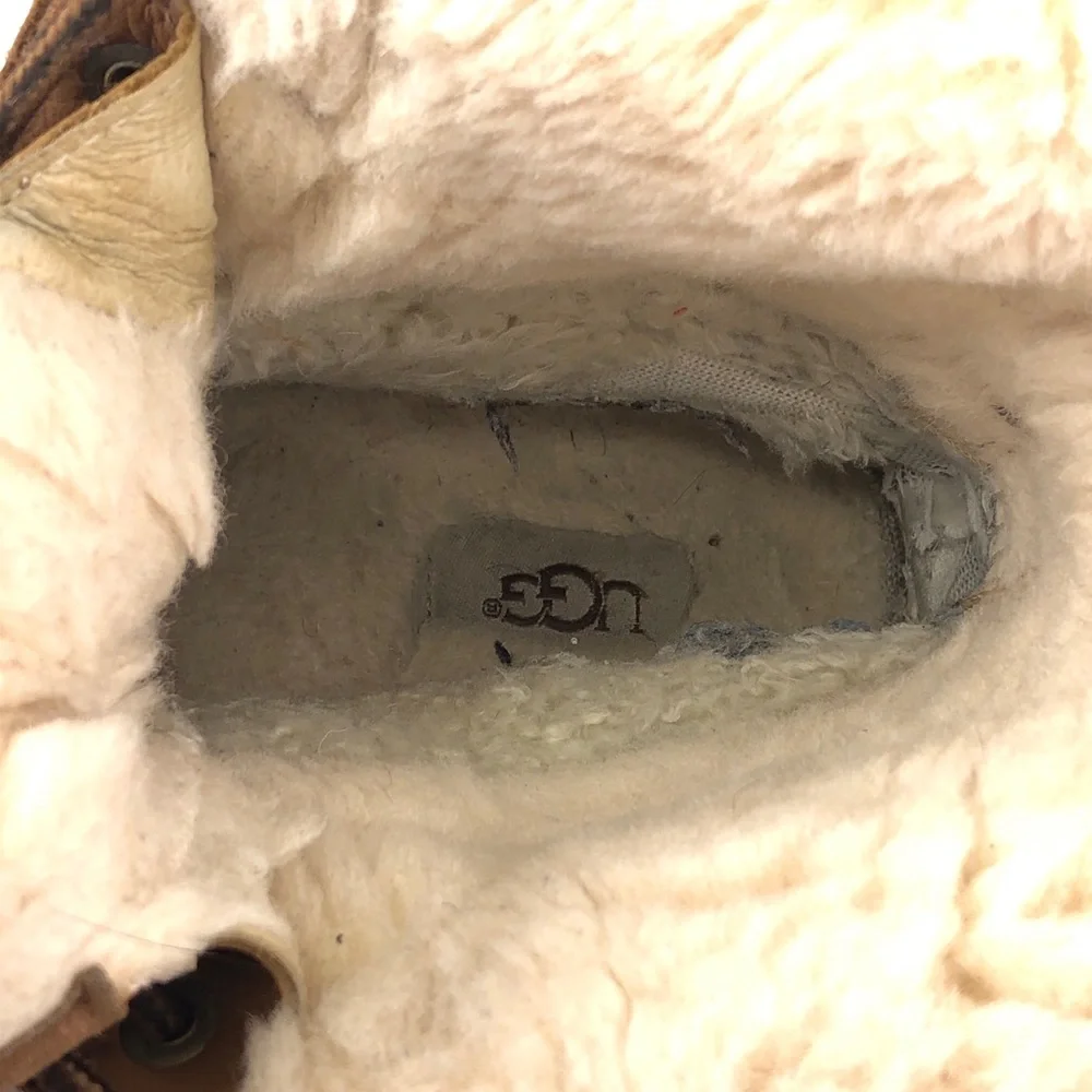 UGG Adirondack II Brown Leather Winter Boots